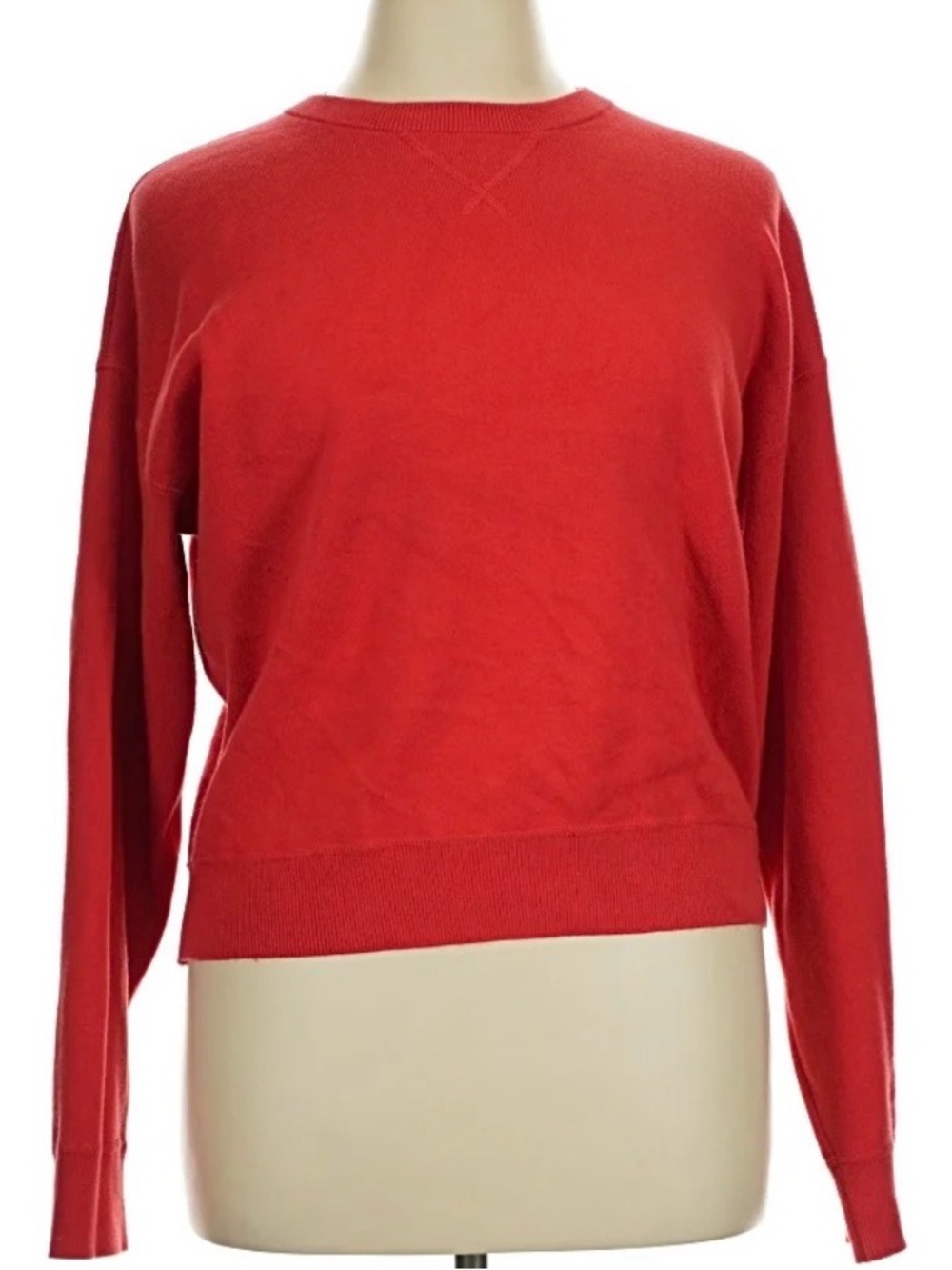 Uniqlo Red Crewneck Women's Sweater